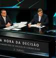 Sabatina com o presidente Jair Bolsonaro.  Foto: Reprodução, SBT / BM&C News