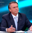 Candidato à reeleição, Jair Bolsonaro (PL) participa de sabatina nesta sexta-feira, 21. Lula recusou convite  Foto: Reprodução/SBT
