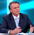 Candidato à reeleição, Jair Bolsonaro (PL) participa de sabatina nesta sexta-feira, 21. Lula recusou convite  Foto: Reprodução/SBT