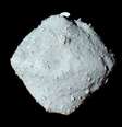 Asteroide Ryugu hoje fica a 97 mil quilômetros da Terra, o que é considerado próximo  Foto: ISAS/JAXA / Wikimedia Commons