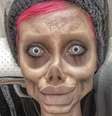 Angelina jolie zumbi surpreende ao mostrar rosto sem edicoes  Foto: Famosos e Celebridades