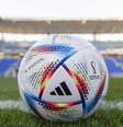 Al Rihla é a bola oficial da Copa do Mundo do Catar, que começa em 20 de novembro  Foto: Divulgação/Adidas