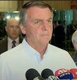 Pronunciamento do presidente sobre TSE  Foto: Reprodução: Youtube/SBTNews