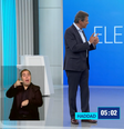 Candidatos ao governo de São Paulo debatem na TV Globo  Foto: Reprodução/ TV Globo
