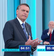 Bolsonaro fala em "exorcizar" Lula para conter mentiras  Foto: Reprodução/Globo
