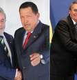 Lula com o venezuelano Hugo Chávez em 2010, e Bolsonaro com o húngaro Viktor Orbán em 2022  Foto: EBC e Presidência da República / BBC News Brasil