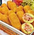 Coxinha cremosa de liquidificador – Foto: Guia da Cozinha  Foto: Guia da Cozinha