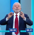 "Não quero ficar perto de você", diz Lula  Foto: Reprodução/Globo