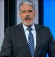 William Bonner na cobertura ao vivo da apuração dos votos na Globo  Foto: Reprodução/TV