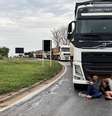 Bloqueio em rodovia em Mato Grosso após o segundo turno das eleições.  Foto: DW / Deutsche Welle