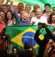 Lula realiza primeiro discurso após a vitória na noite deste domingo, 30  Foto: DANIEL TEIXEIRA/ESTADAO / Estadão