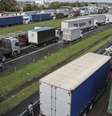 Fila de caminhões em protesto  Foto: SEBASTIAO MOREIRA/EPA-EFE/REX/SHUTTERSTOCK / BBC News Brasil