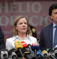 A deputada federal e presidente do PT, Gelisi Hoffman, visitou o CCBB de Brasília, que será sede do governo de transição   Foto: Reprodução/Youtube