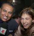 Repórter da ESPN e filha de Bruno Vicari  Foto: Reprodução ESPN