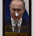 Vídeo insere legenda falsa em fala de Putin para sugerir que presidente russo interviria no Brasil em caso de fraude  Foto: Aos Fatos