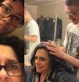Gal Costa e o filho, Gabriel, de 16 anos  Foto: Reprodução/Redes sociais
