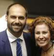 Eduardo Bolsonaro e Carla Zambelli foram eleitos em 2018 pelo PSL, também na esteira de Jair Bolsonaro  Foto: Dida Sampaio/Estadão / Estadão