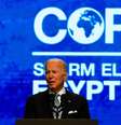 Joe Biden, presidente dos Estados Unidos, em discurso na cop27   Foto: Reuters/Mohamed Abd el Ghany