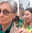 Cassia Kis volta a participar de manifestações antidemocráticas  Foto: Twitter / Pipoca Moderna