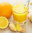 Suco de laranja com gengibre  Foto: Shutterstock / Portal EdiCase