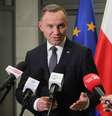 O presidente da Polônia, Andrzej Duda, falou em 'incidente infeliz'  Foto: EPA / Ansa - Brasil