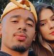 Gabriel Jesus e Raiane Lima  Foto: Reprodução/Instagram