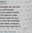 Publicação engana ao dizer que equipe de transição de Lula possui 283 pessoas com salários de R$ 17 mil  Foto: Aos Fatos