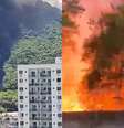 Incêndio globo todas as flores  Foto: Reprodução/Twitter / Famosos e Celebridades