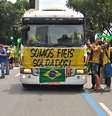 Registro de protesto no Rio de Janeiro, no feriado da Proclamação da República  Foto: Estadão Conteúdo/Silvia Machado