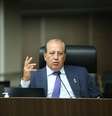 O ministro do TCU Augusto Nardes em sessão do tribunal em 16 de novembro de 2022.  Foto: Samuel Figueira/Divulgação TCU / Estadão