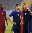 Seleção dos EUA treina neste domingo, 20, antes de estreia contra o País de Gales   Foto: Pedro Nunes / Reuters
