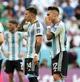 Argentina em jogo de estreia contra a Arábia Saudita  Foto: Carl Recine / Reuters