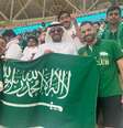 Torcedores sauditas celebram vitória contra a Argentina na Copa do Mundo  Foto: Aline Küller/Terra 