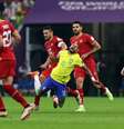 Neymar se machucou e deixou a partida entre Brasil e Sérvia nesta quinta-feira, 24  Foto: Amanda Perobelli