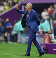 Tite, técnico da seleção brasileira, durante a partida entre Brasil e Sérvia nesta quinta-feira, 24.  Foto: Reuters