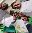 Alunos da Escola Municipal Etiene Sales Campelo, em Osasco, estão confiantes na conquista do hexa; o atacante Antony estudou no colégio e é exemplo para as crianças  Foto: Werther Santana / Estadão / Estadão