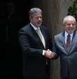 Lula e Arthur Lira no dia 9 de novembro   Foto: Wilton Junior/Estadão Conteúdo