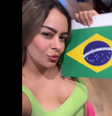 Larissa Riquelme declarou torcida para o Brasil   Foto: Twitter @lari_riquelme