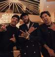 Neymar com os 'parças' Jota Amancio e Gil Cebola   Foto: Instagram 