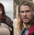 Thor é um dos vários deuses presentes em God of War e no universo Marvel  Foto: PlayStation/Marvel / Reprodução