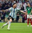 Messi comemora gol em partida contra o México na Copa do Mundo  Foto: REUTERS/Pedro Nunes