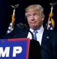 Trump durante discurso no Arizona    Foto: Estadão / Estadão