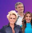 Ana Maria, Serginho e Patrícia: o futuro pode trazer novidades na Globo  Foto: Reproduções