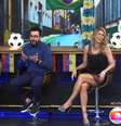 Padre Fábio de Melo comete gafe e gera riso na Globo  Foto: Reprodução Globo
