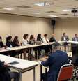 Coordenadores da equipe de transição se reúnem no edifício Cidade I  Foto: Divulgação / Estadão