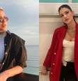 Vitória Strada e Marcela Vitoria assumiram namoro no palco do Domingão do Huck  Foto: Reprodução Instagram/@vitoriastrada_ e @marcellarica / Famosos e Celebridades