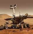 Rover investigando amostras marcianas para levar a análises na Terra  Foto: WikiImages / Pixabay