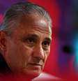 Tite, técnico da Seleção Brasileira, em entrevista coletiva na Copa do Mundo do Catar  Foto: Reuters/Pedro Nunes