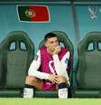 Cristiano Ronaldo se irritou após ser substituído na derrota de Portugal  Foto: REUTERS