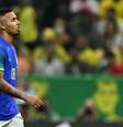 Gabriel Jesus no jogo entre Brasil e Camarões  Foto: REUTERS/Dylan Martinez